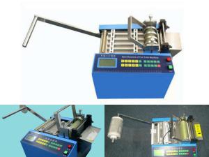 China Motorized Automatic Webbing Cutting Machines Heat Shrink Cutting Tool 100MM Blade wholesale