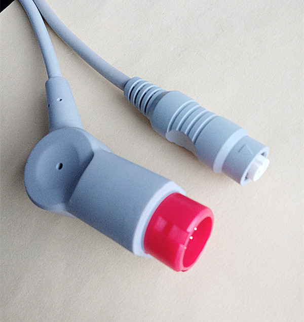 TPU HP Invasive Blood Pressure Cable Round 12 Pin Long Service Life