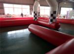 Outdoor Large Kids Adults Inflatable Car Race Course Track