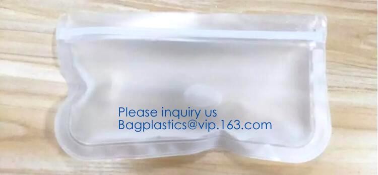 Round bottom polypropylene zip lock bag, CD bag, round reclosable bag, round reusable zip lock bag, round grip seal pack