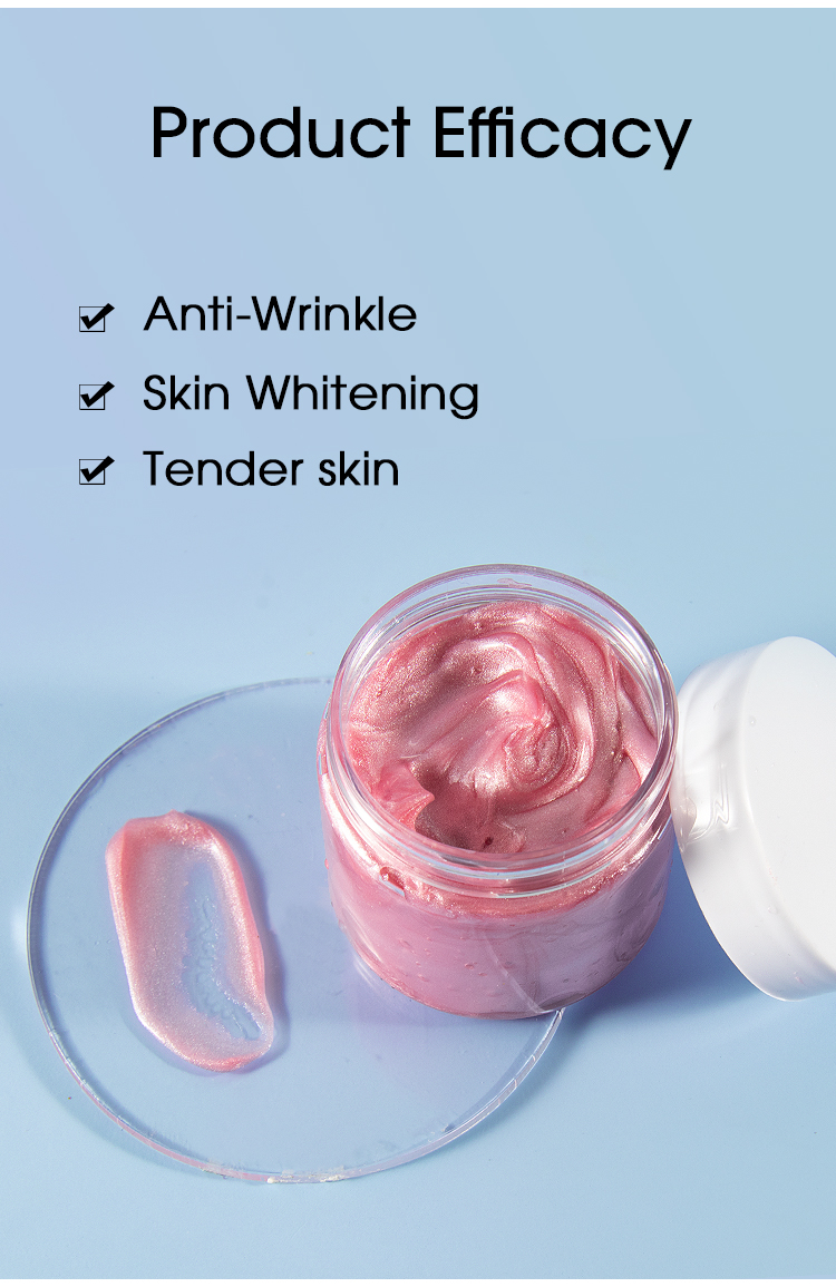 GMPC Rose Crystal Facial Clay Mask Korean 60g Or Customized