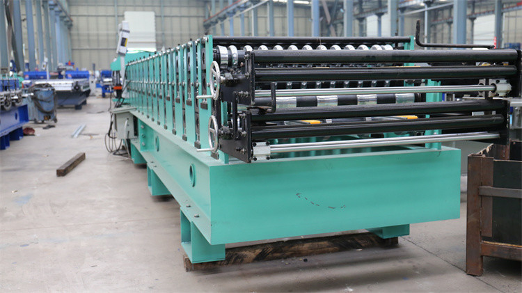 High Speed Double Layer Roll Forming Machine Steel And Galvanized Material