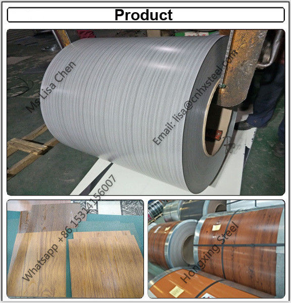 Oak wood print ppgi 0.4x1250mm / wood design ppgi zinc 100