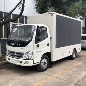 China 4X2 FOTON DIESEL RHD LHD LED SCREEN VAN MOBILE ADVERTISING TRUCK wholesale