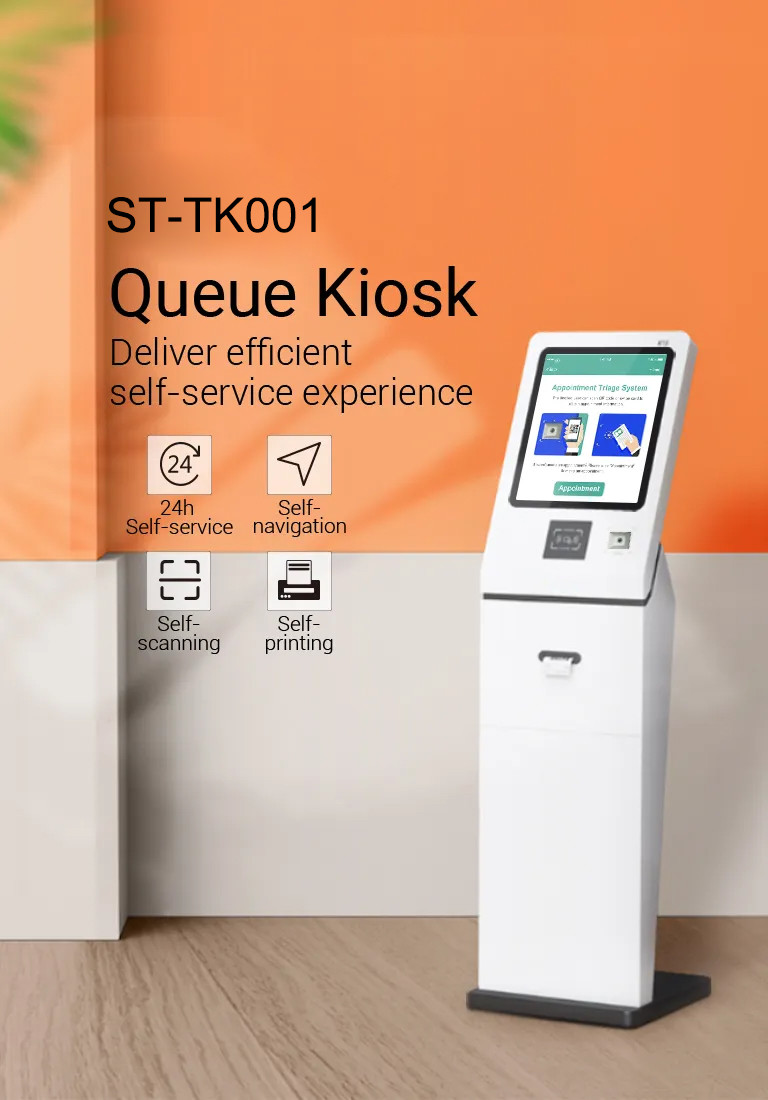 Ticket Print Terminal Machines Kiosk Self Service Terminal