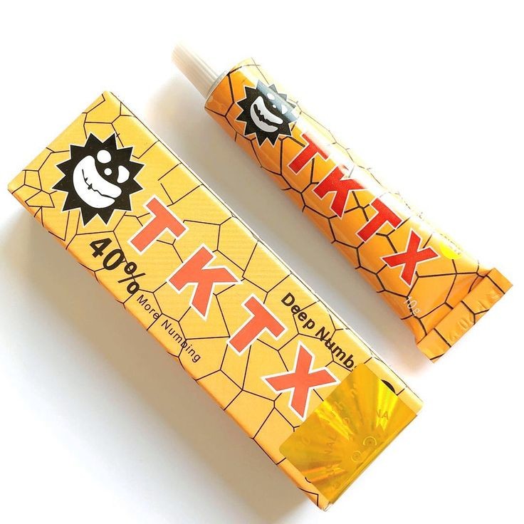 Permanent Makeup TKTX Tattoo Numbing Cream Original Lidocaine Yellow 10g