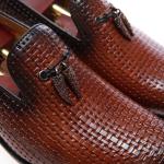 3D Embosses Mens Pointed Toe Dress Shoes Outdoor Height Increasing