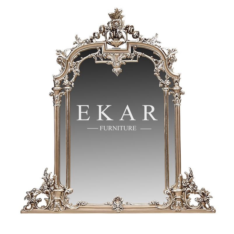 European Style Antique Dressing Furniture Dresser Mirror Wood LS-A105F