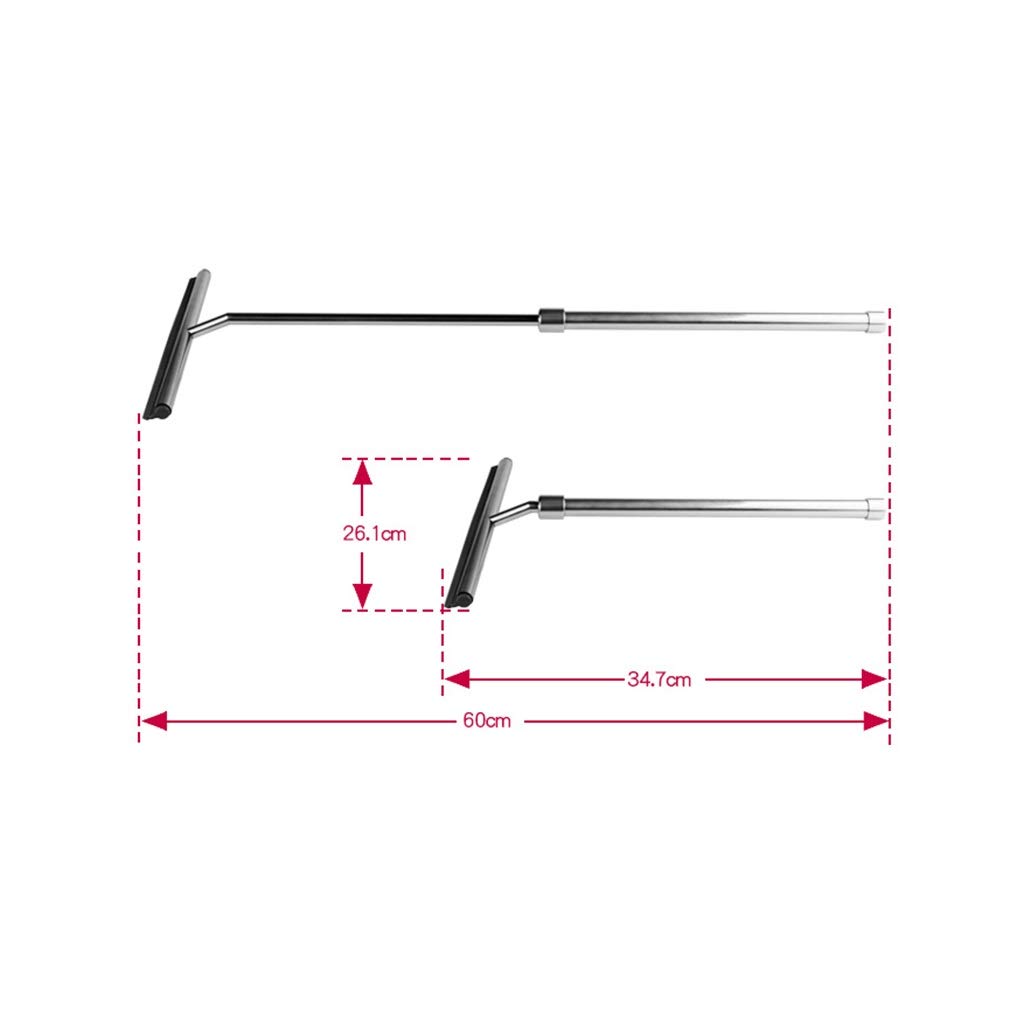 Telescopic Adjustmen Stainless Steel Window Squeegeet Wiper For Shower Door Mirror Floor