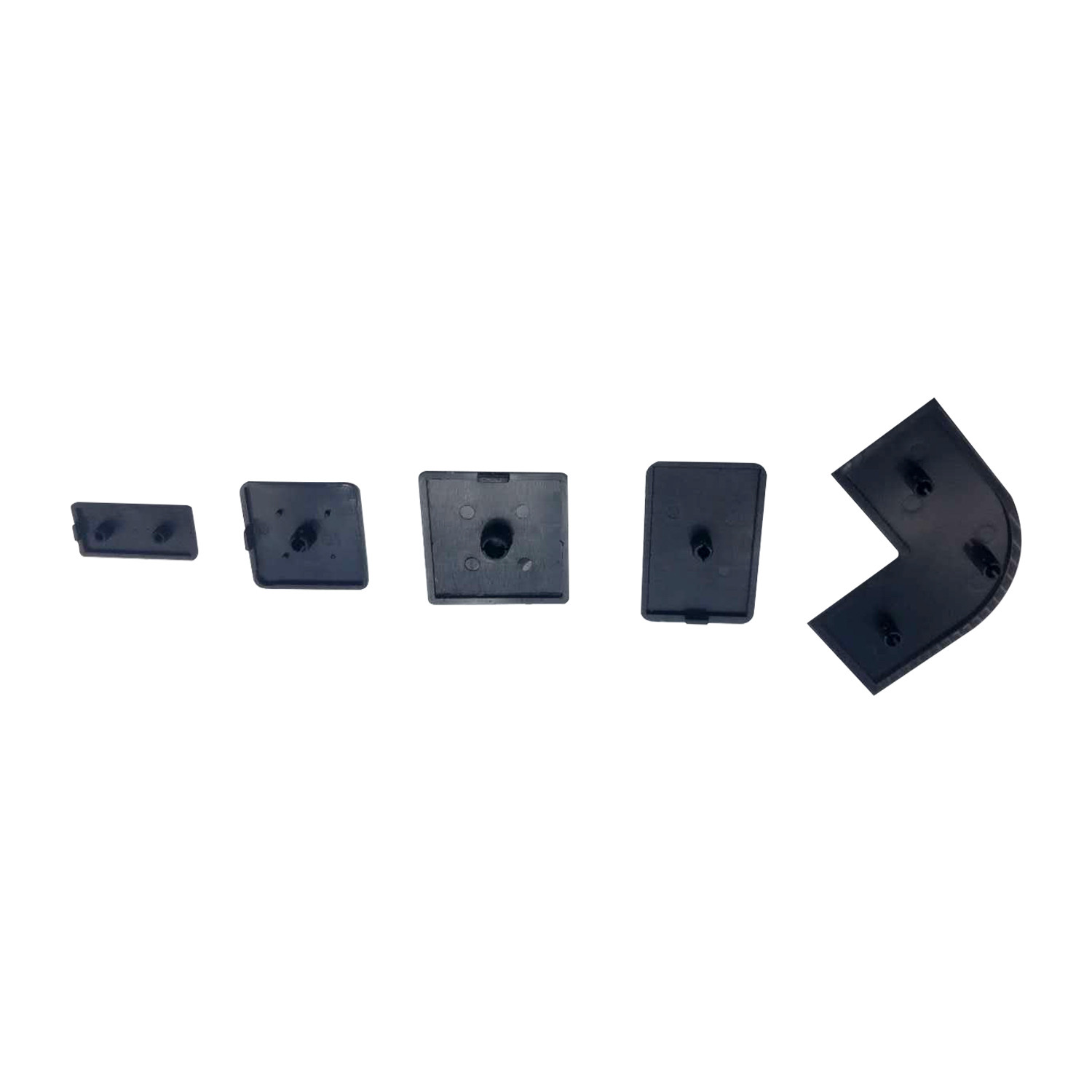 MV-EC3030R Plastic Nylon Cover Black Profile End Cap