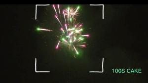 China Mandarin Pyrotechnic 100 Shots Consumer Cake Fireworks Outdoor wholesale