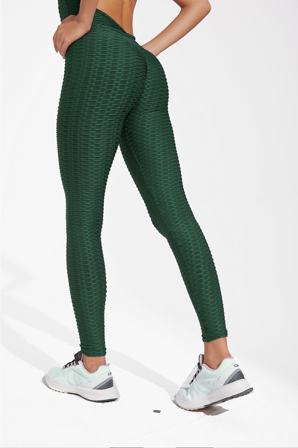 Green Skinny One Piece Yoga Jumpsuit Quick Dry Yoga Outfit Sets