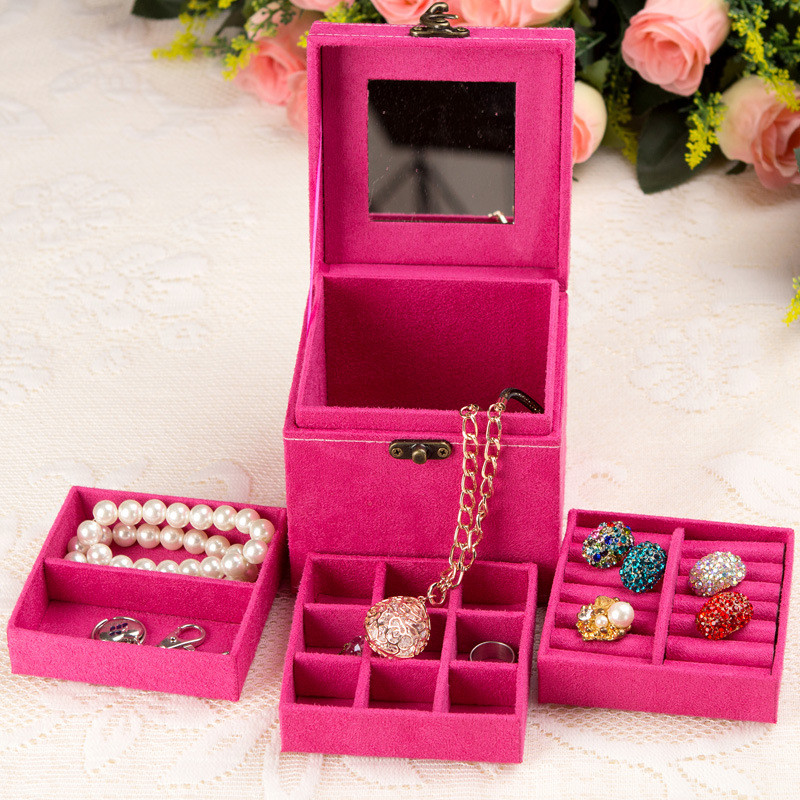 Factory Wholesale Luxury Eco Friendly Rectangular Rigid Packaging Box for Gift and Storage Jewelry