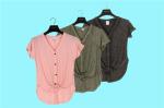 S M L XL 2XL Stockpapa 3 Colors Ladies Casual Tops