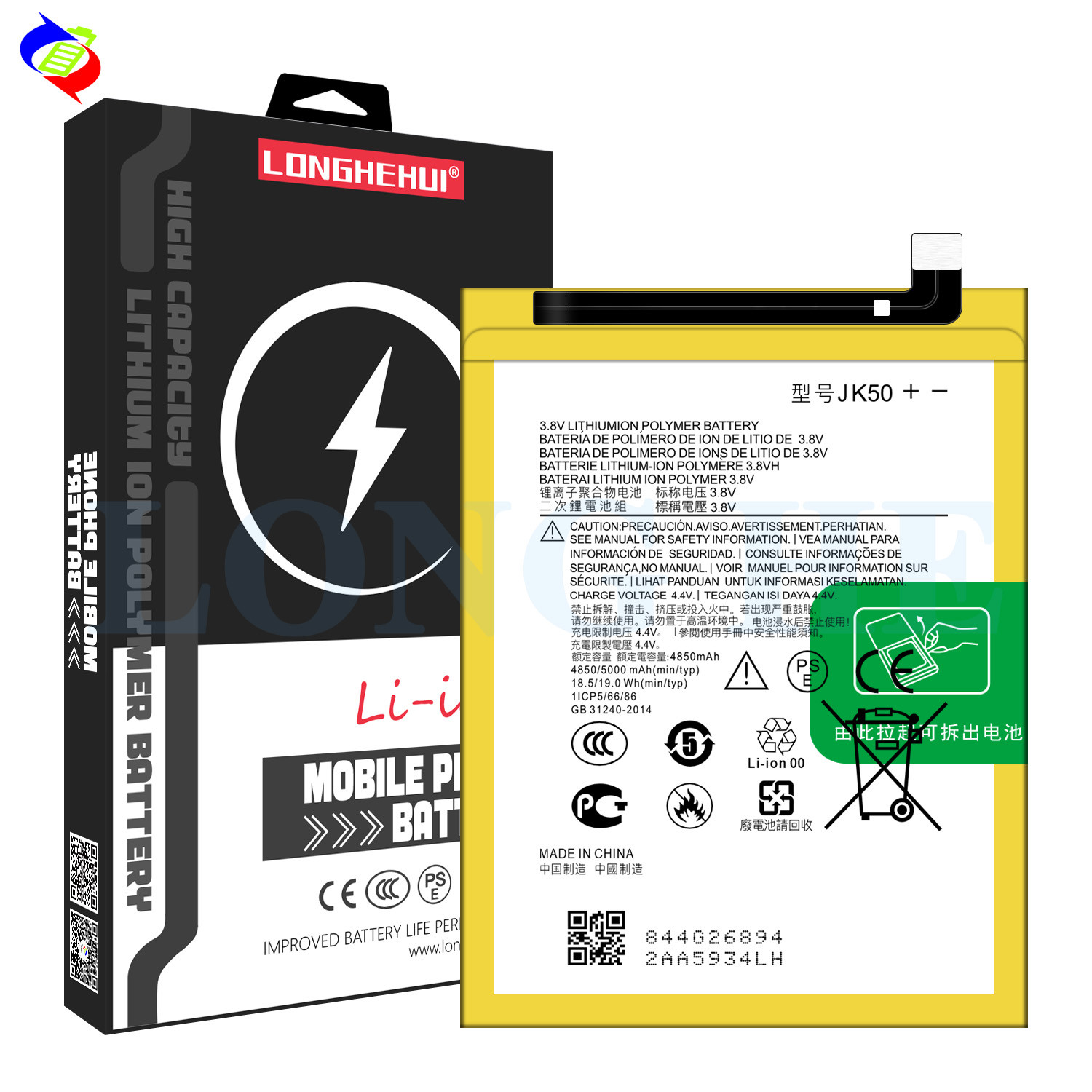 Original Capacity Replacement Lithium-ion Battery JK50 for Motorola Moto G7 G7 Power Phone Battery 5000mAh 3.8V