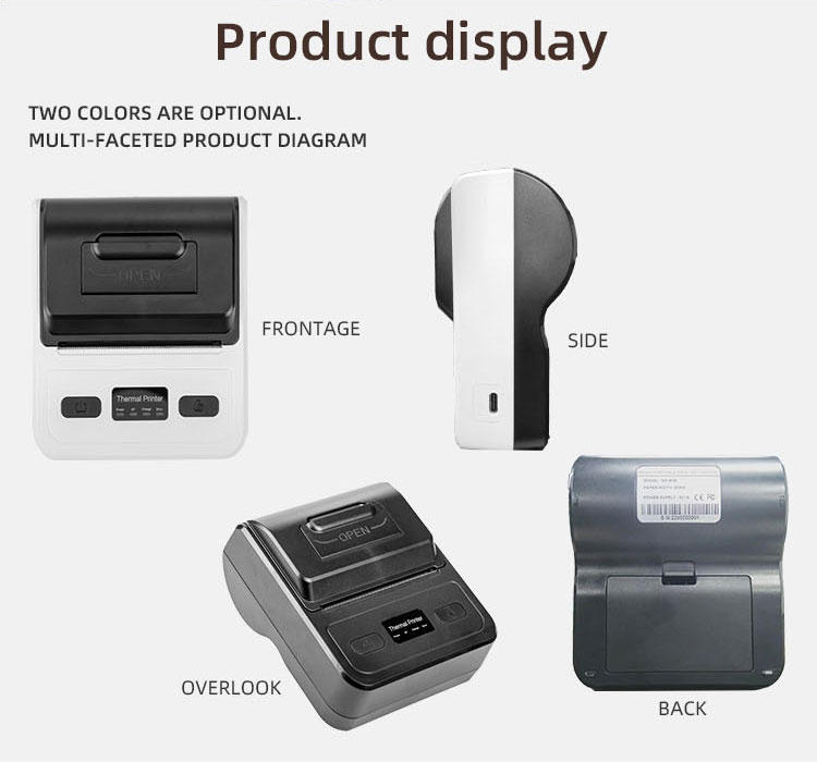 0.35KG Lightweight MP-80M Android Handheld Pos 80MM Portable Receipt Thermal Printer