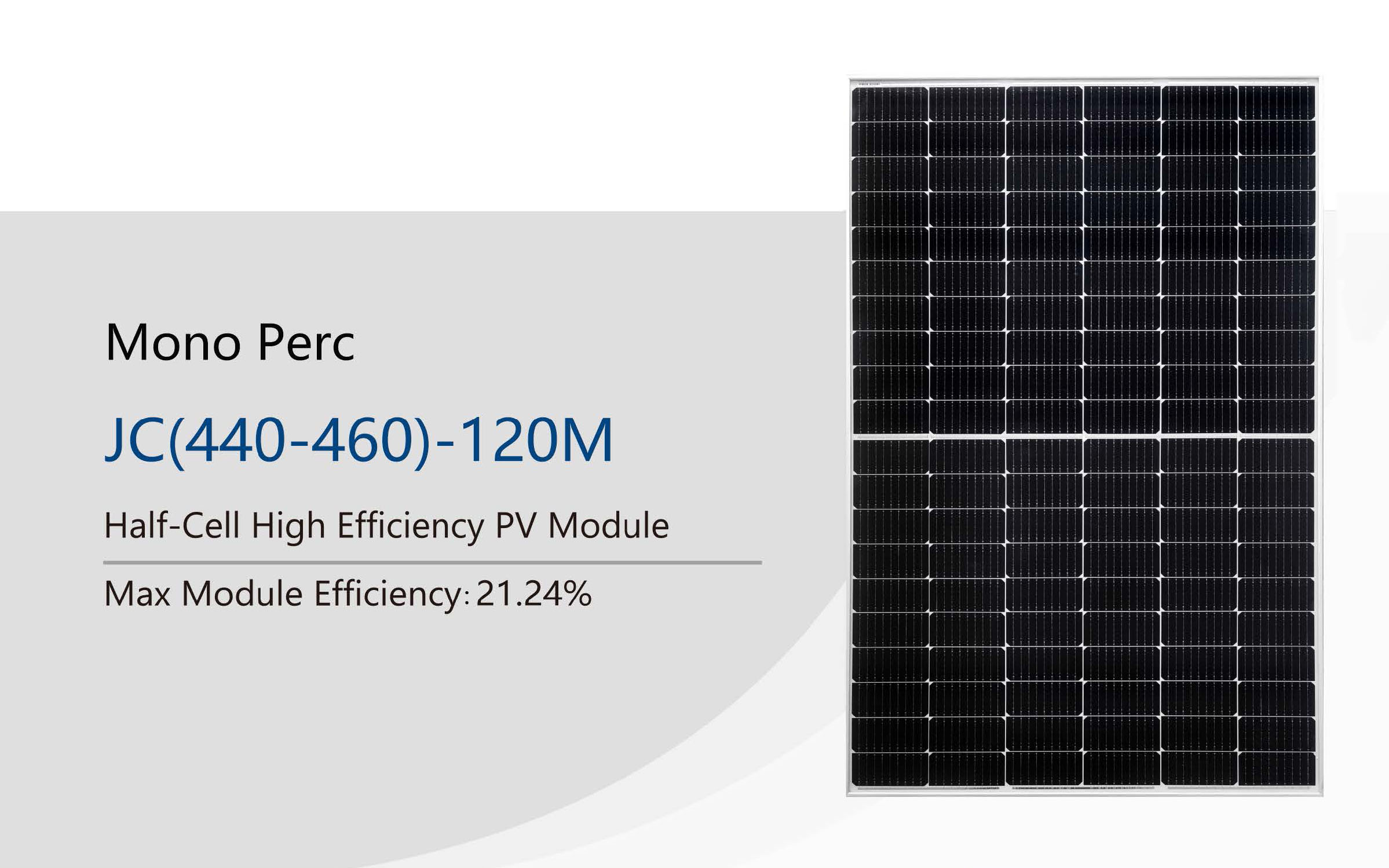 IP68 Excellent Module Efficiency Half-Cell Monocrystalline Solar Panel 440W 450W 460W