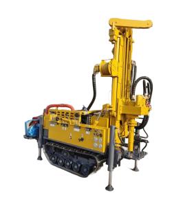 China Small Crawler Water Well Drilling Machine 42KW Engine 150m Drilling Depth wholesale