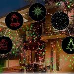 Christmas Red Green Laser Party Light Outdoor Plug In IP65 Waterproof Projection