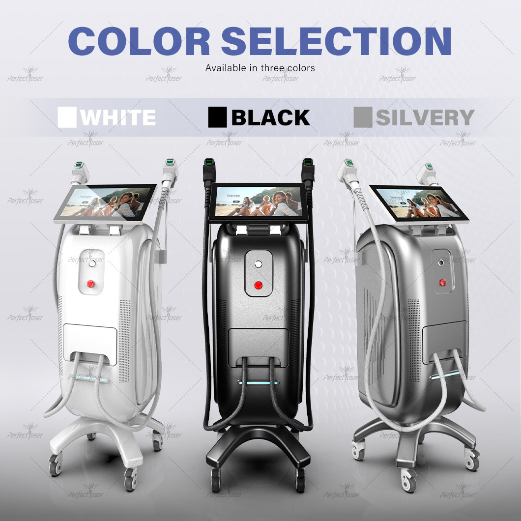 40ms Pulse 808nm Laser Hair Removal Machine 15.6 Inch Touch Screen TEC Cooling System