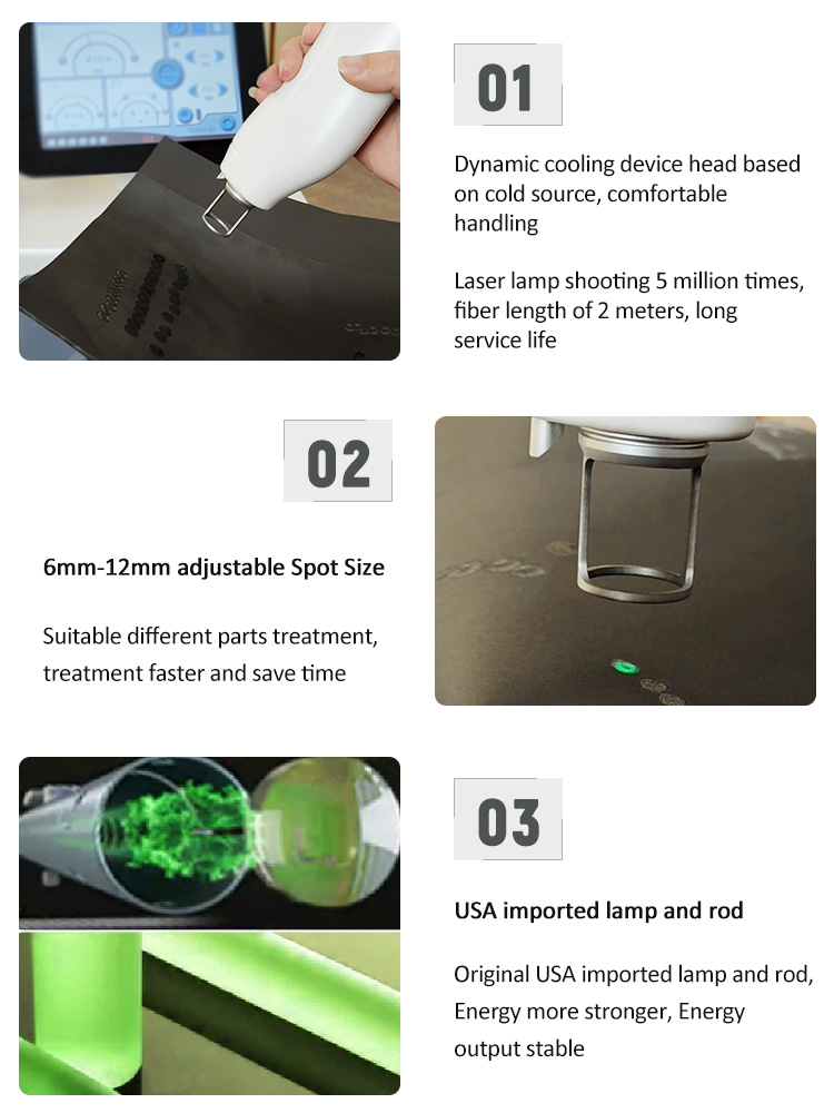 100J/Cm2 Fiber Laser Alexandrite Laser Machine For Blood Vessels Removal