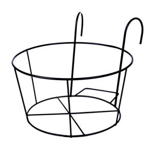 China Thin Steel Wire Balcony Dia 9&quot; Hanging Plant Stand Outdoor wholesale