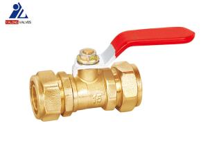 China Threaded Connection 15mm Brass Ball Valve Copper HPB 57 wholesale