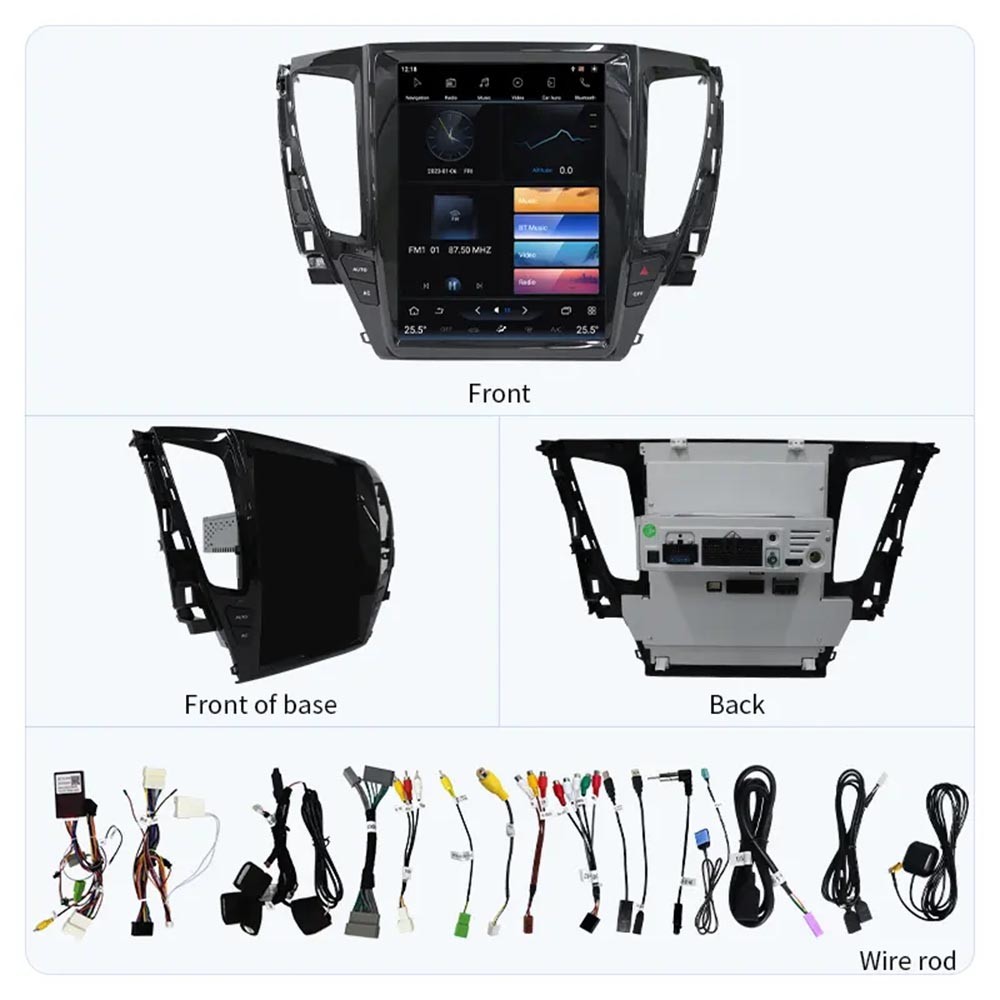 Android 13 Touch Screen Car DVD Player 12.1" For Mitsubishi Pajero 2020+