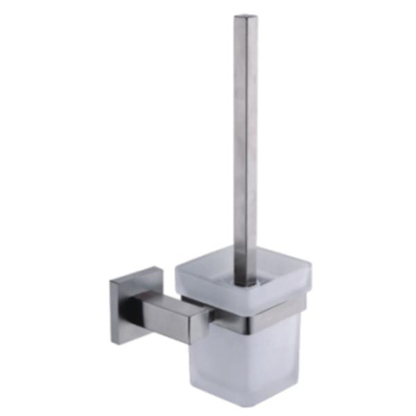 Bathroom accessions toilet brush holder ABS plastic brush 304 stainless steel