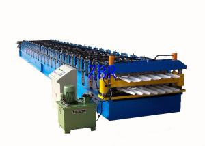 China Wall Panel / Roofing Corrugated Sheet Roll Forming Machine 23 Forming Group wholesale