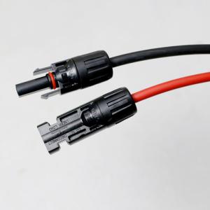 China Black Solar Panel Extension Cable 50 Feet 10AWG 6mm2 Solar Extension Cable wholesale