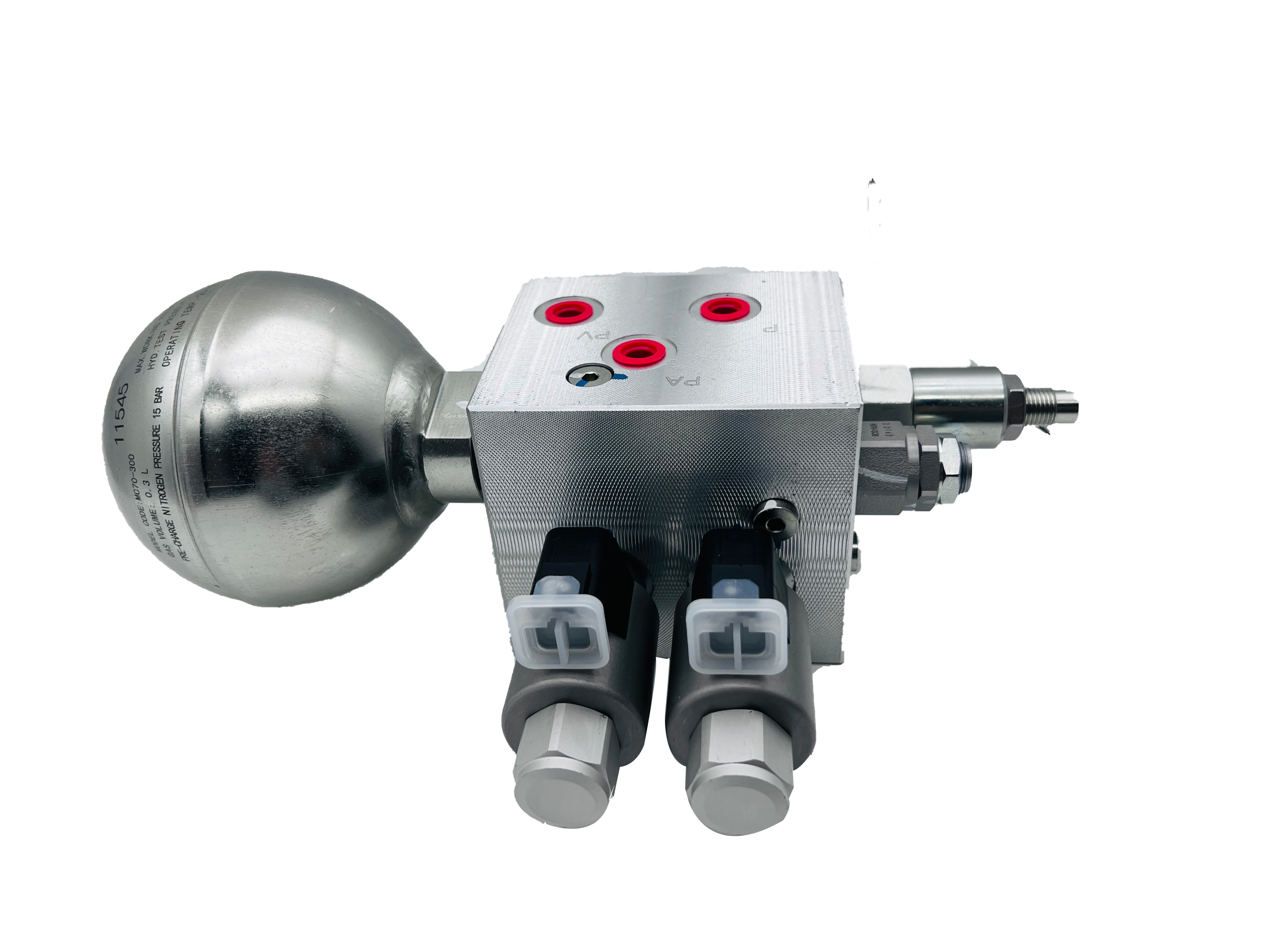 Custom Excavator Pilot Valve Solenoid Valve Pilot Manifold Steel