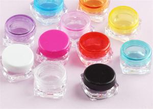 China Refillable Clear Cosmetic Containers Transparent Jar Body PP / PETG Material wholesale