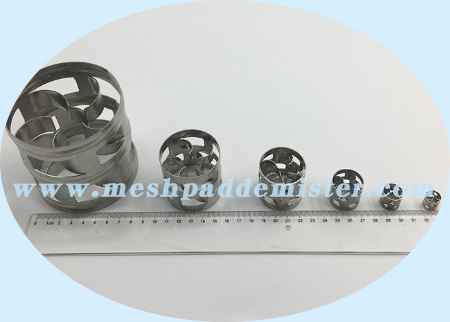Stainless Steel Raschig Rings Air Pollution Control Scrubbers Removal Of Structured Packing