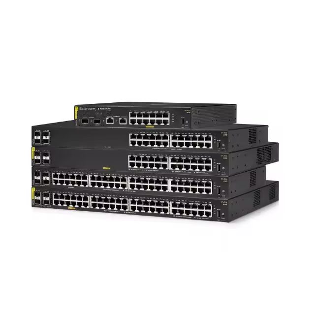 Customized Gigabit1G SFP 12 Port Switch JL679A CX6100 Serials Network Ethernet Switch with Stock Availability