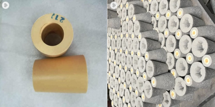 Ladle Collector Nozzle for Alumina Carbon Slide Gate Plate Refractory Tundish Nozzle
