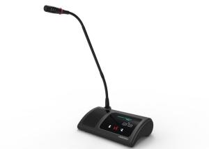 China CAT5 Wired Audio Conference Microphone Digital Discussion Chairman / Delegate Unit wholesale
