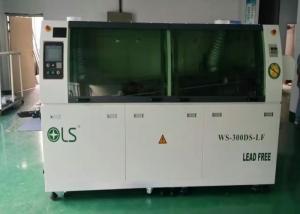 China Dual Wave Soldering Equipment , Touch Screen Control DIP Soldering Machine wholesale