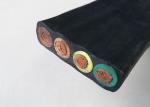 Cranes 600V 4 Core Flexible Flat Mining Rubber Sheath Cable