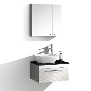 China Wall Mounted Stainless Steel Bathroom Vanity Easy To Install wholesale