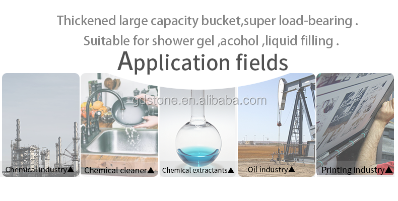 Household Width 170mm Pump Plastic Bottle With Handle 350g