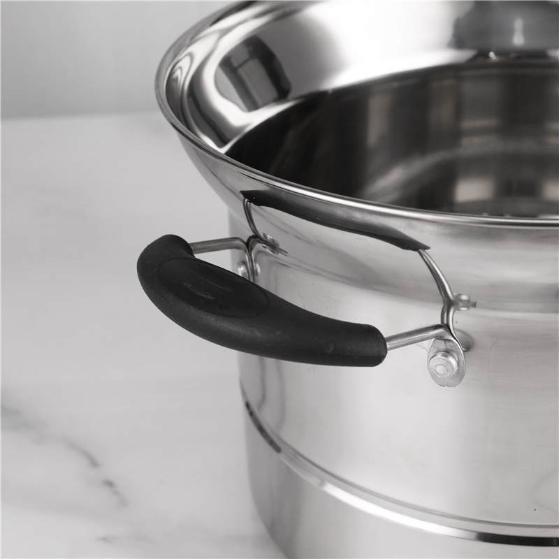 Multi Function Stackable Steamer Pot 22cm Stainless Steel