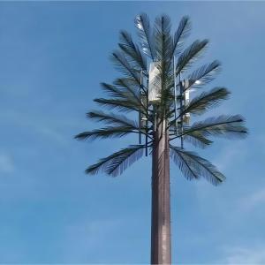 China Communication Monopole Camouflage Cell Phone Tower Bionic Pine Q345B/A572 wholesale