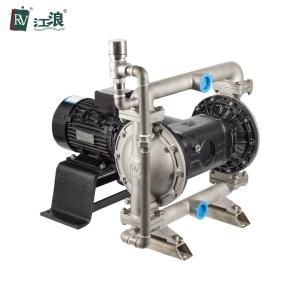 China Stainless Steel 316 Double Electric Diaphragm Pump Waste Oil Operated 1.5&quot; wholesale