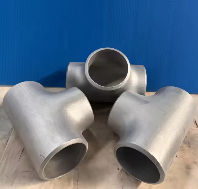 Customized Support 2 Inch SCH40 Aluminum Alloy 6061 6063 Straight Tees for NXF Butt Welded Seamless