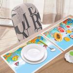 Wholesale Table mat Coasters Placemat Baby Child Disposable Baby Travel Out