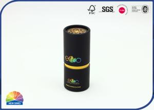 China Spot Uv Lid Paper Packaging Round Container Soft Touch Lamination wholesale
