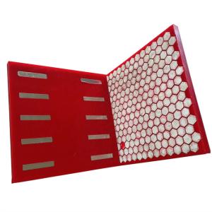 China Polyurethane Ceramic Conveyor Chute Liners Steel Backed Wear Resistant Lining wholesale