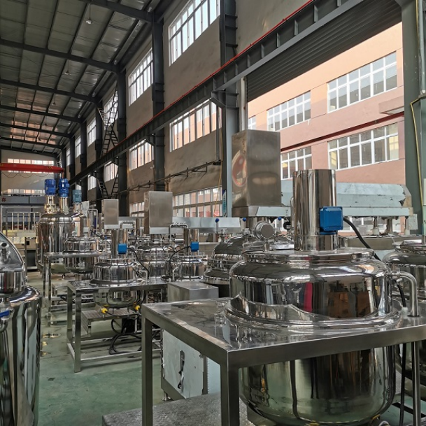 100L-20000L Capacity Static Mixers Cosmetic Vacuum Emulsifier for Fast and Emulsification