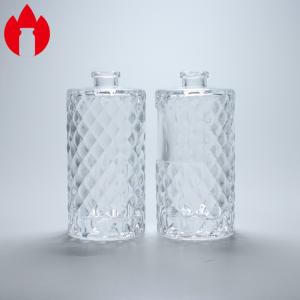 China 45ml Clear Perfume Glass Vial Hot Stamping Frosting wholesale